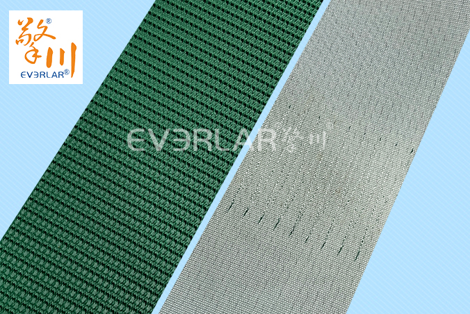 綠色PVC花紋帶防滑耐磨食品加工行業(yè)自動(dòng)化包裝線(xiàn)輸送帶廠(chǎng)家定制